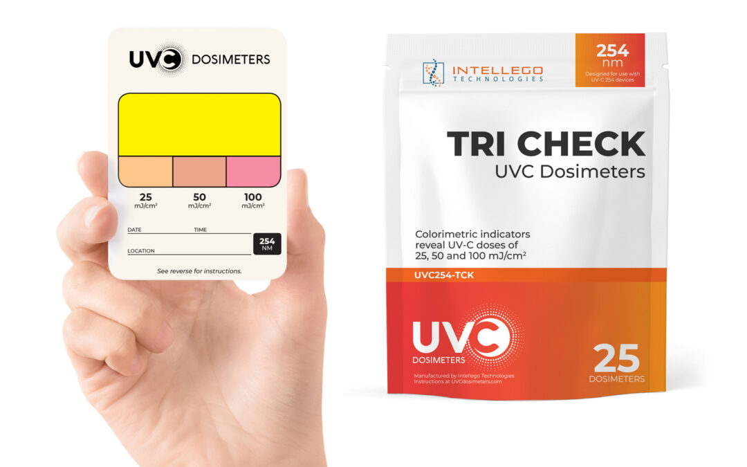 Intellego Technologies, Leader in UV-C Indicator Technology, Debuts New TRI Check Dosimeter Card