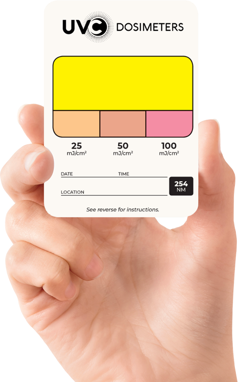 UVC dosimeters TRI check card hero img